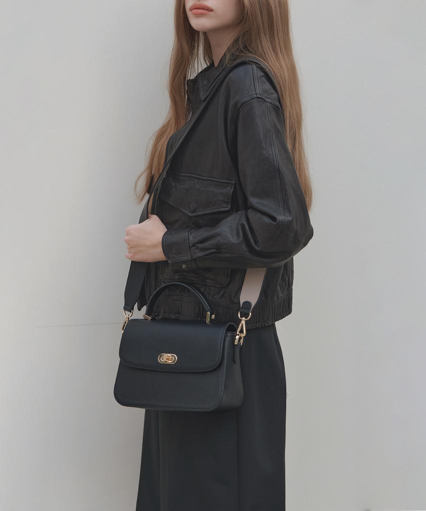 Clave Elsa Black Shoulder Bag
