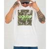 Adidas Мужские топы Camo Box Tee, белые GD5875