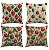 Новые Рождественские наволочки для гостиной с принтом, Декоративные наволочки, Скандинавские Рождественские наволочки