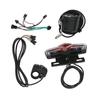 Electric Bike Lamp Kit QD168 Headlight C 05C Tail Light Night Warning Light DK336 Switch Retrofitting Kit with Horn