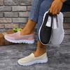 Women Sneakers New High Quality Flat Sneakers Women Slip On Plus Size Walking Loafers Shoes Women Outdoor Lightweight Shoes