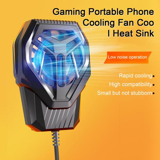 Mobile Phone Radiator Clip Back Super Design Turbo Fans Portable Wind Gaming Cooling Phone Fan Mobile