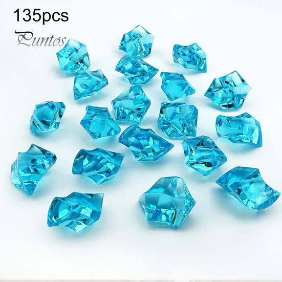 1 упаковка, сверкающий акриловый наполнитель для аквариума с драгоценными камнями, яркие полированные реалистичные наполнители для ваз неправильной формы, искусственные ледяные камни