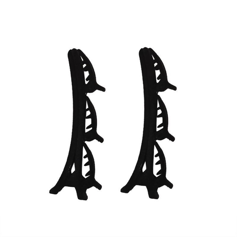 2PCS/3PCS/4PCS Women Elegant Flocking Braided Hair Clip Trendy Forehead Bangs Clip Side Clip Short Hair Duckbill Clip Headdress