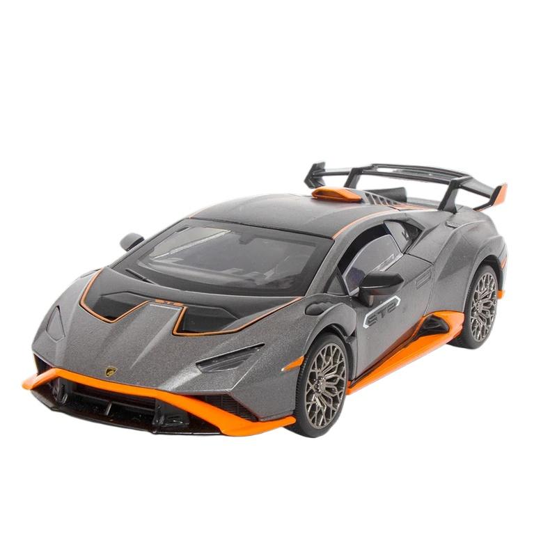 1/32 Lambos Huracan STO литая модель игрушечного автомобиля литые металлические литые игрушки для детей автомобиль со звуком и светом