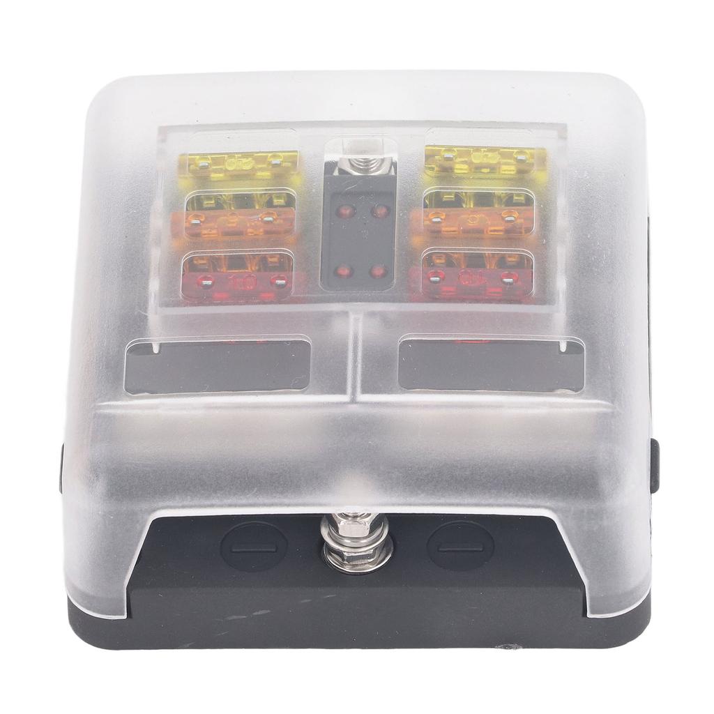 Блок предохранителей на 6 гнёзд ATC ATO, водонепроницаемый, 12 В?24 В постоянного тока со светодиодным индикатором для автомобиля