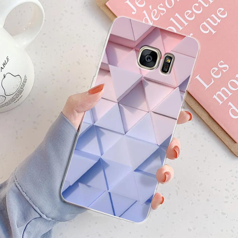 For Samsung Galaxy S7 Edge Case Galaxy S7 Shockproof Back Phone Cases For Samsung Galaxy s7 S 7 Edge Cute Silicone Clear Bumper