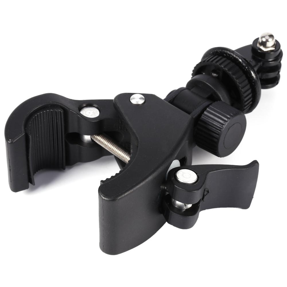 360 Degrees Rotatable Bike Bicycle Handlebar Clip On Clamp Mount For GoPro Camera