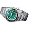 Citizen Мужские часы Promaster Series для дайвинга Зеленый Призрак Воды Светящиеся Солнечные Кварцевые Стальной Ремешок Зеленые BN0158-85X