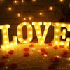 English Letter Lights LED Symbol Modelling Lights Wedding Night Lights Birthday Confession Proposal Colourful Lights