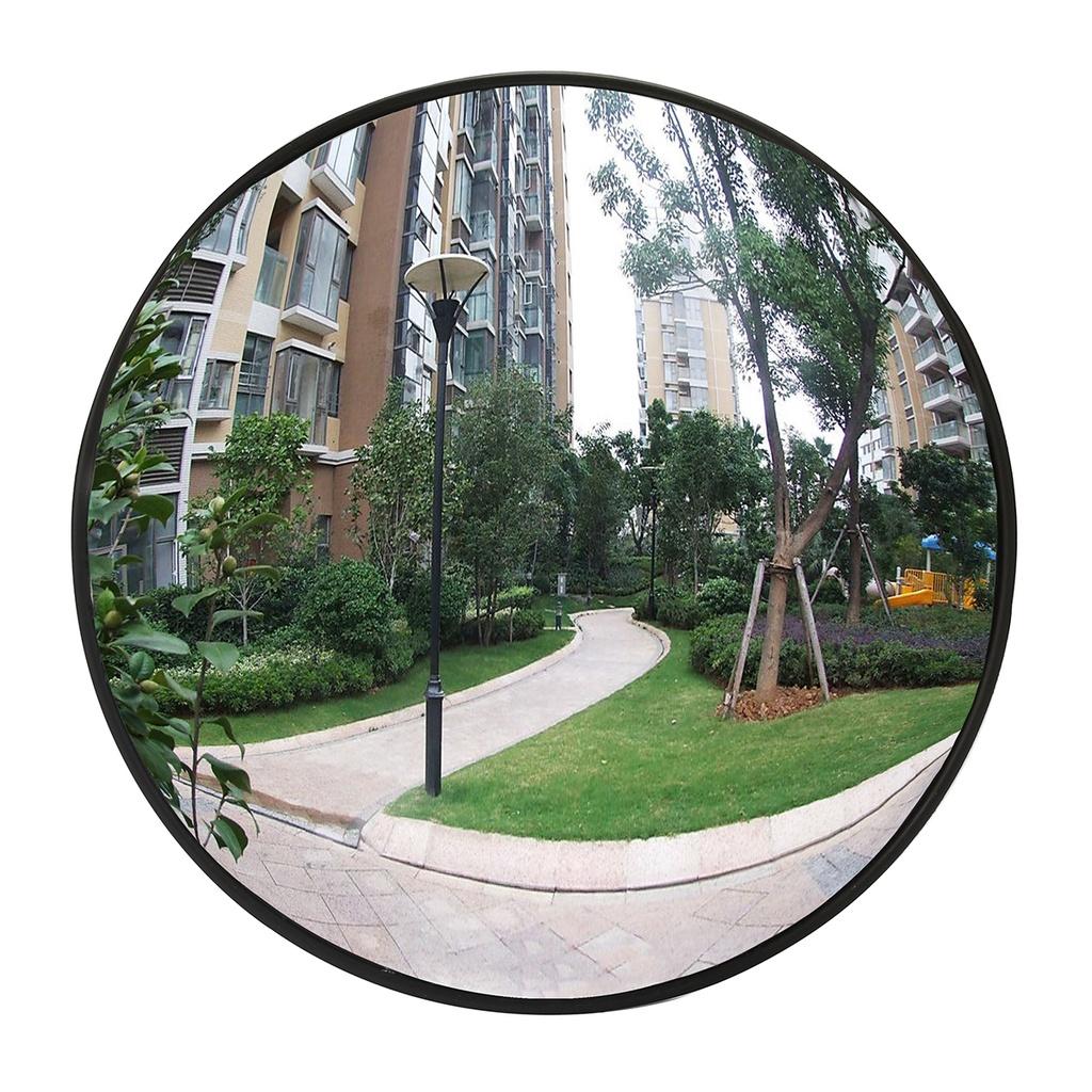 180 Degrees Traffic Wide Angle Mirror Safety Outdoor Indoor Mirror Angle Convex Security Mirror Wall Dome Replacement 30/45/60cm