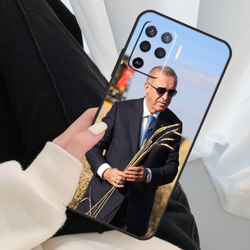 Turkey Recep Tayyip Erdogan Case For Oppo A54 A74 A94 A18 A57 A17 A77 A38 A58 A78 A98 A80 A60 A40 A96 A76 A16 A15 A5 Pro