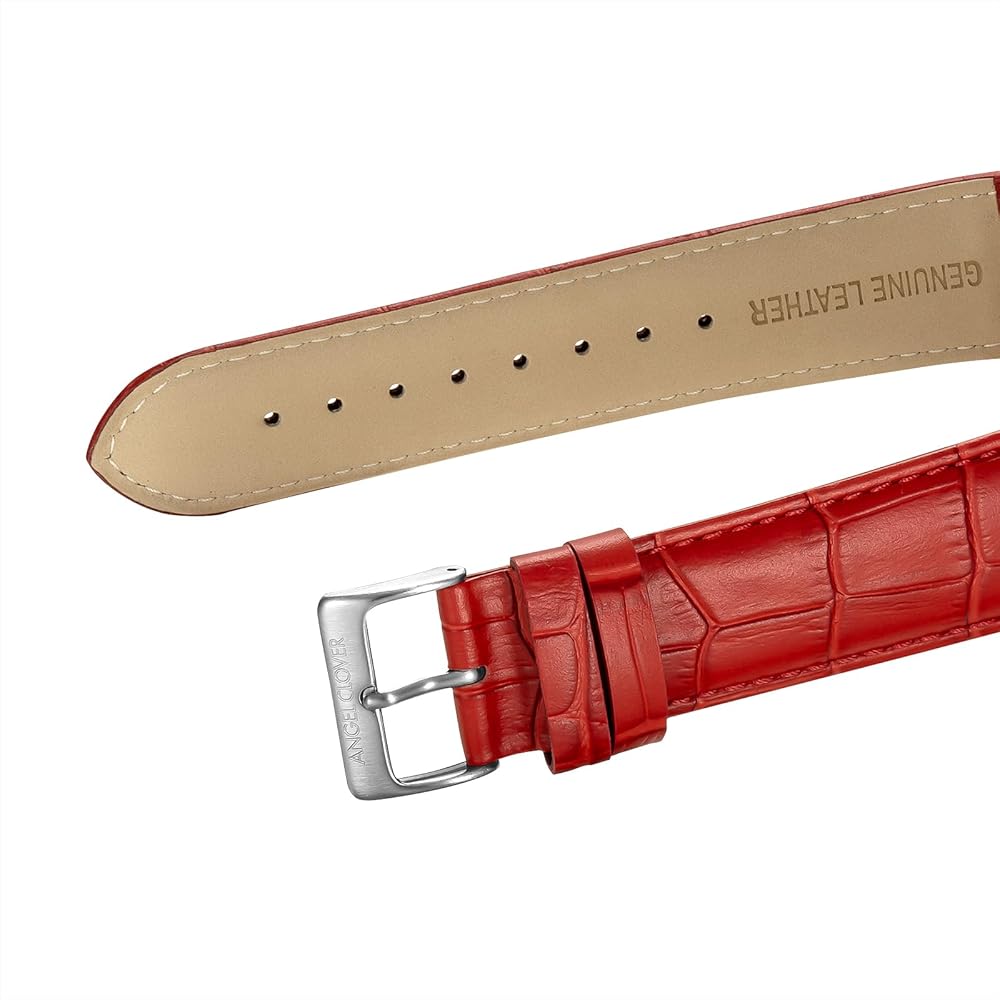 Мужские часы AngelClover, MONDO SOLAR NMOS44SBRE-RE, Солнечная батарея, Водонепроницаемость 100 м, Минеральное стекло, Красный циферблат, Нержавеющая сталь