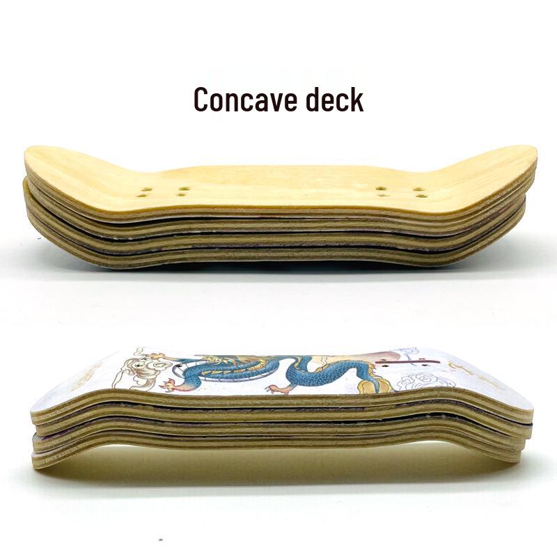 Maple Double Kick Finger Skateboard Toy for Teens & Children