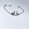 Enamel Style Collar Small Waist Bracelet Micro Label Clavicle Chain For Women 'S Simple Elegant Neckline Christmas Gift