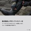 Ботинки на молнии черные 2XL [Shimano] (Подошва с шипами) ФБ-040Х