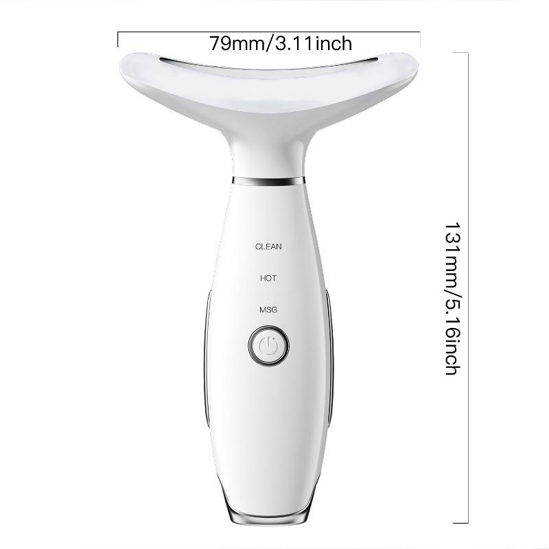 Цветной световой массажер для шеи для удаления морщин на шее, маленький дельфиний бьюти-инструмент, микротоковый домашний прибор для омоложения шеи, уход за шеей