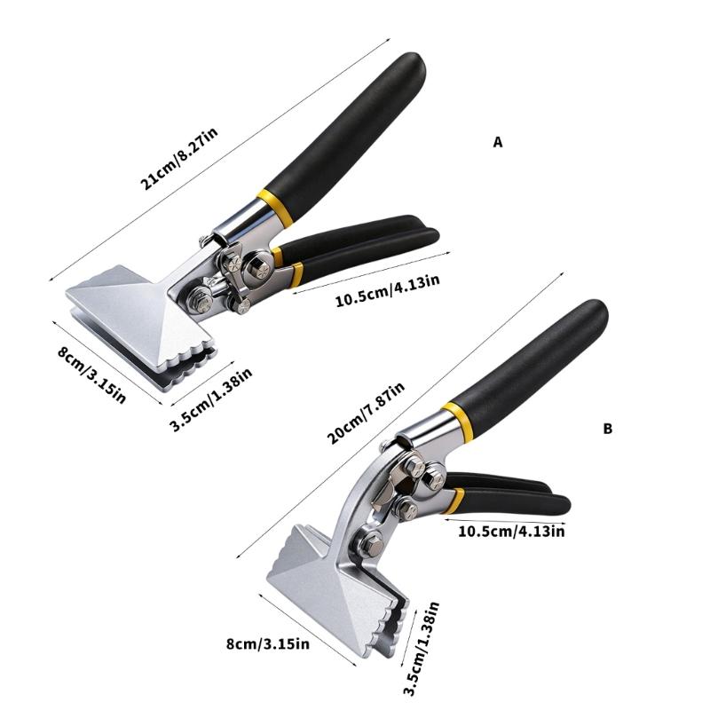 Heavy Duty Sheet Metal Hand Seamer Bender Crimping Tool For Electrical Work And Sheet Metal Bending In Tight Space