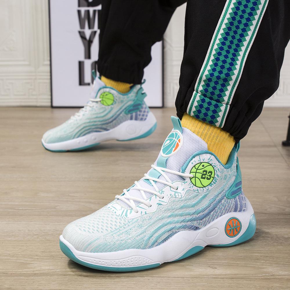 Basketball Shoes New Blitz Real Basketball Shoes Breathable Comfortable Cushioning High Top Sneakers