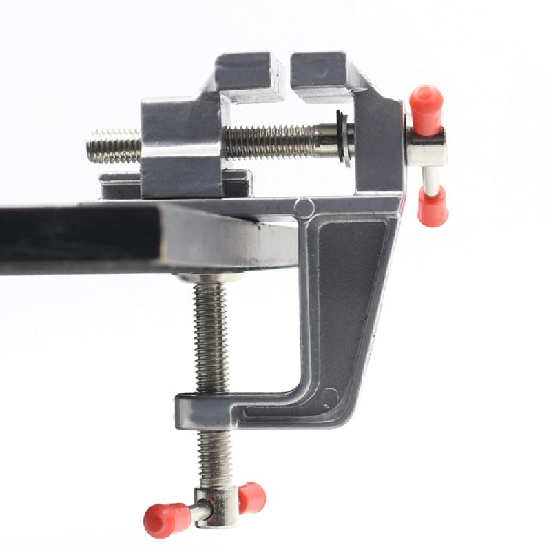 UYANGG New Vise Tool 3.5" Aluminum Miniature Small Jewelers Hobby Clamp On Table Bench Vise Mini Tool Vice Muliti-Funcational