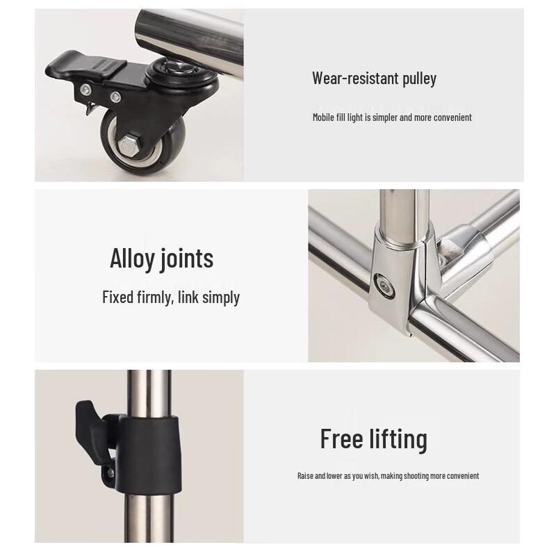 Yili Stainless Steel Portable Photography Backdrop Stand