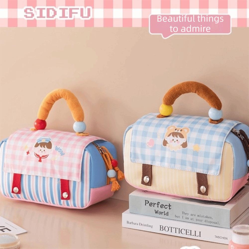 Large Capacity Cosmetic Wash Bag Cartoon Pattern Travel Cosmetic Bag Multi Purpose