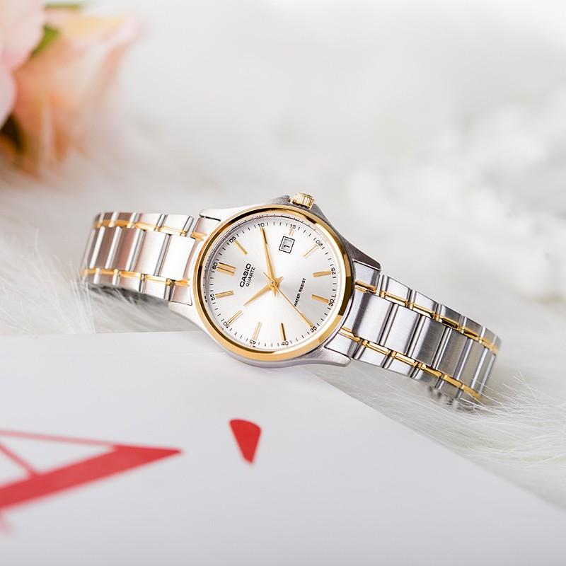 Casio Серия часов-LTP кварцевый механизм, ремешок из нержавеющей стали, японские и корейские часы, одинаковый стиль для мужчин и женщин, MTP-1183G-7ALTP-1183G-7A