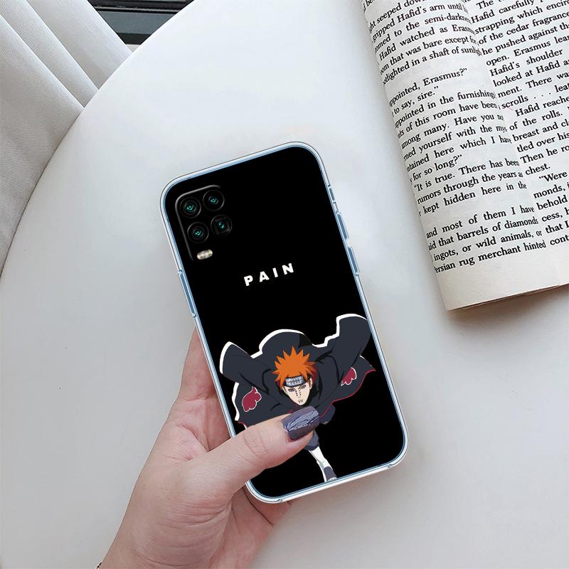 RA30 Pain Akatsuki NARUTO Transparent Phone Case for Motorola Moto G7 G8 G9 G84 G85 G73 G24 G15 Z2 Play Power Plus