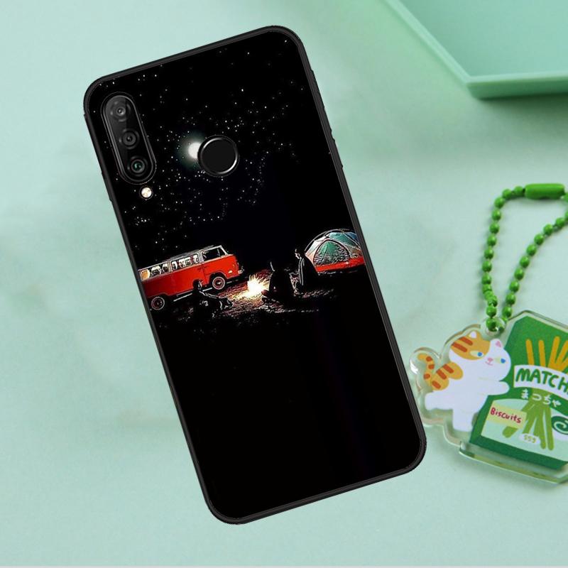 Кемпинг Природа Горы Для Huawei Nova 12s 12i 11i 7i 8i 9 10 SE Y91 Y90 Y60 Y70 Y72 Y61 P60 Pro P30 P40 Lite Чехол