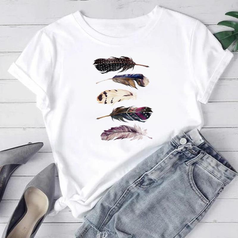 (Азиатский размер) Женская футболка с принтом диких животных, модная футболка, женская одежда, футболки с короткими рукавами и графикой