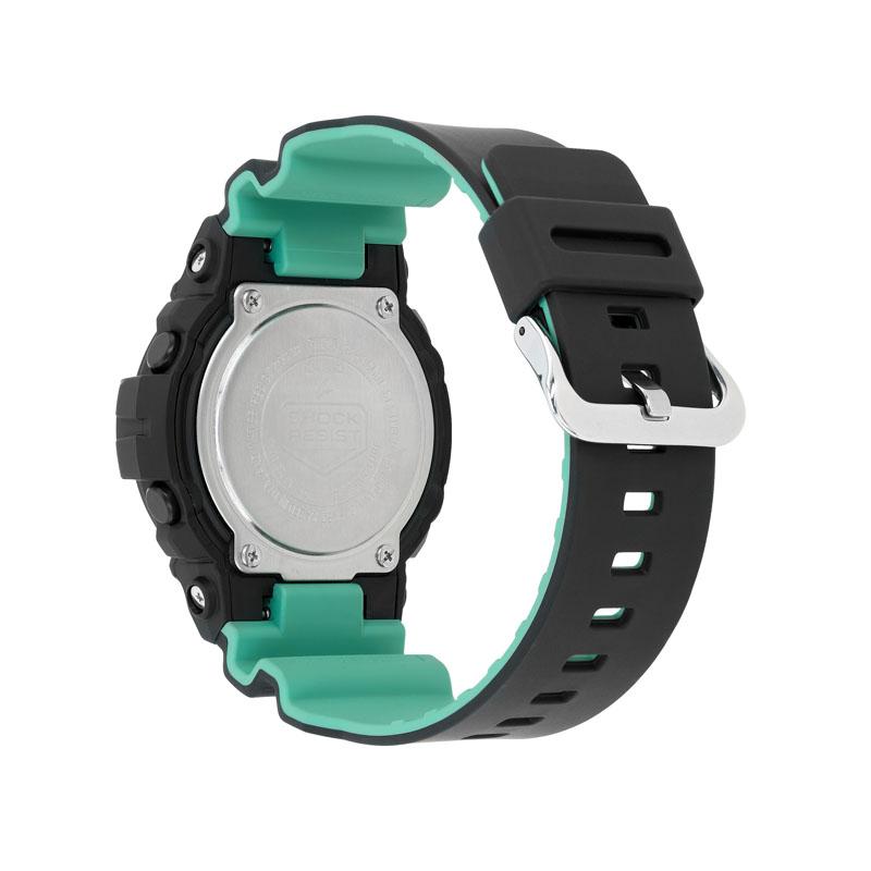 Casio CASIO G-SHOCK Хамелеон Модный Контраст Цветов Крутой Премиум Кварцевый Механизм Ремешок из Смолы Японские и Корейские Часы Мужские Часы Черный GA-800BL-1A