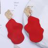 Irregular Metal Geometric Pendants Women's Hanging Earrings Red Blue Uneven Dangle Earrings for Female Fashion Big Earrings