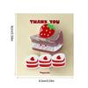 Cherry Cake Cartoon Hair Clip Acrylic Acrylic Bang Clip Cute Cake Hair Clip  Daily