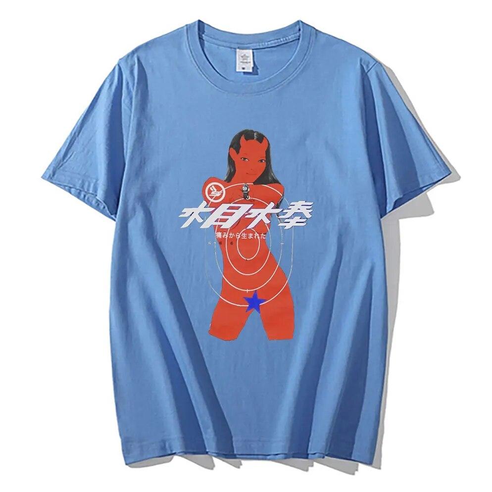 2022 New Ian Connor Sicko Born From Pain Devil Girl Tshirt Unisex Women Funny Hip Hop T-shirt Unisex Loose Tee Woman Retro T Shirts