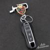 AAX1 Car Bottle Opener Keychain Corkscrew Keyring For Porsche Cayenne Panamera Macan 911 Taycan Boxster Cayman 918 Pajun Accessories