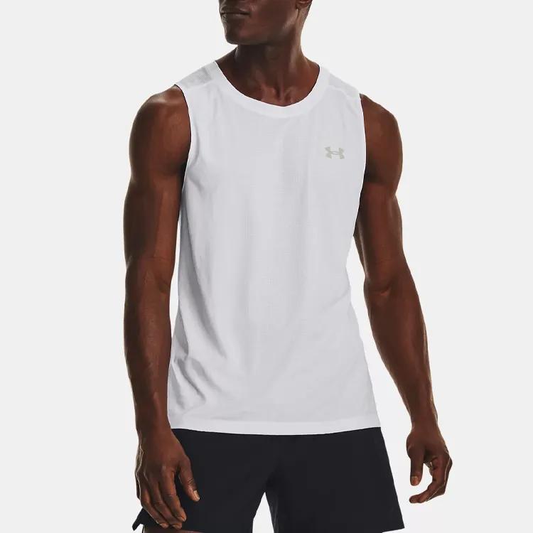 Under Armour Tank Top Men's White (Unisex) Tank Tops 1376994 100