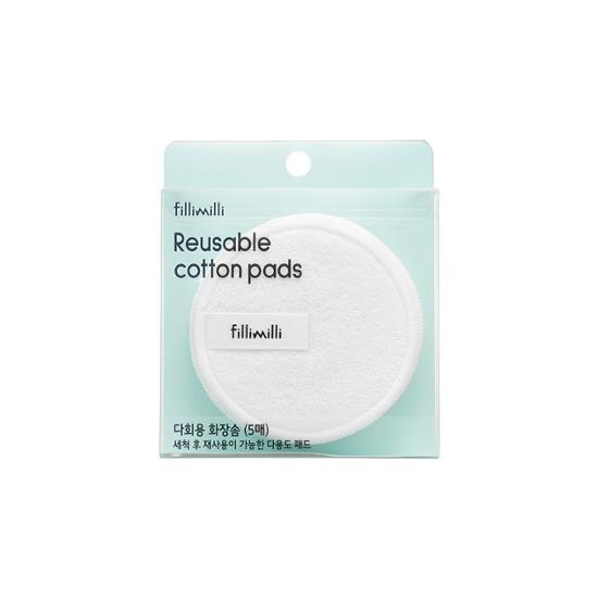 Filimili Reusable Cotton Pads (5 Sheets), Korean Cosmetics