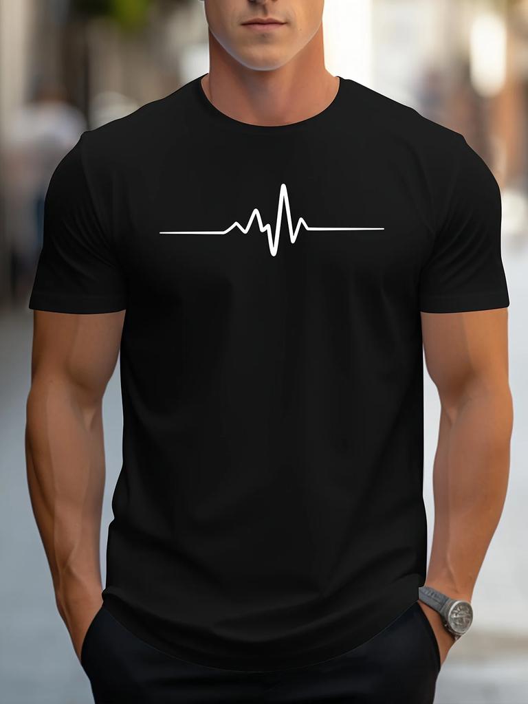 Unisexs 100 Cotton Summer Loose Size Creative Graphic Printed Slim Fit Casual Sports Round Neck Short Sleeved Tshirt Top
