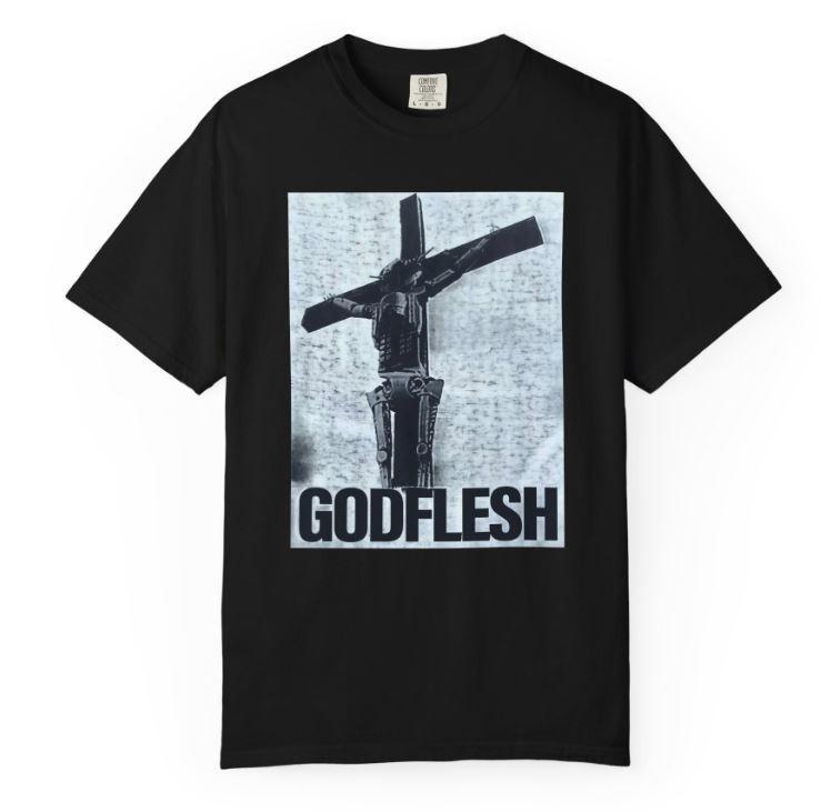 Godflesh тур ЕВ 1995 Черный Цвет 2СТОРОНЫ Полный Размер S-5XL Комфорт BT1827 Унисекс Футболка