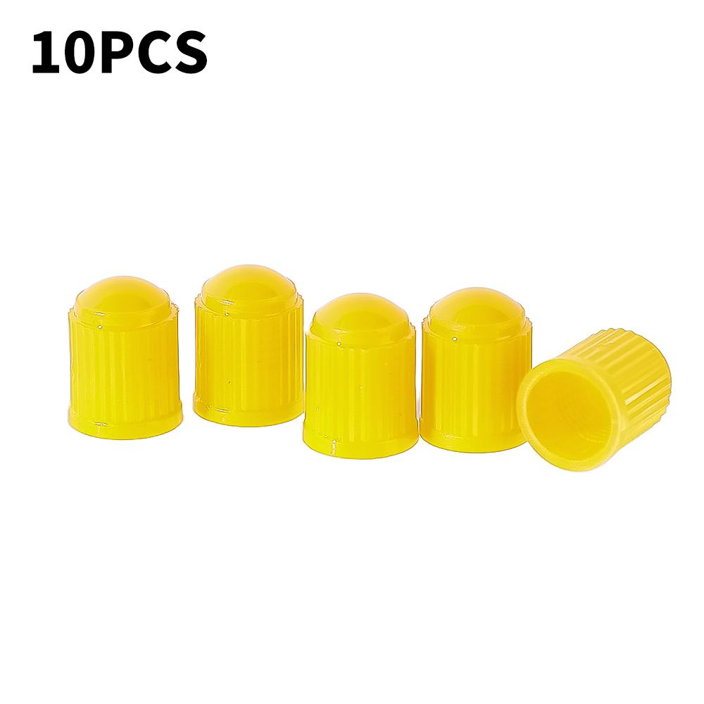 10PCS Valves Tyre Stem Air Caps Dustproof Caps Car Tire Valve Stem Caps Car Truck Bike Wheel Tires Caps for American Valves