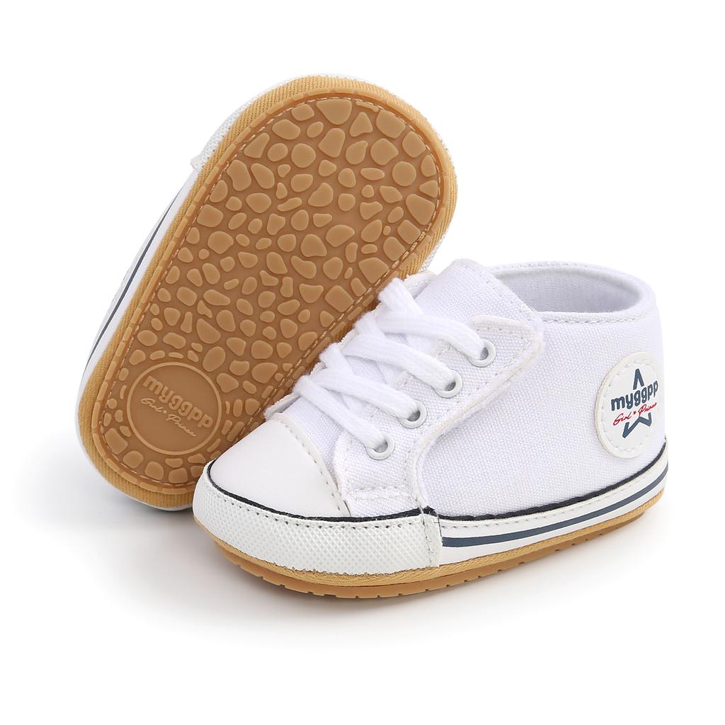 MYGGPP Casual Canvas Baby Shoes Moccasins Baby Shoes Toddler Shoes