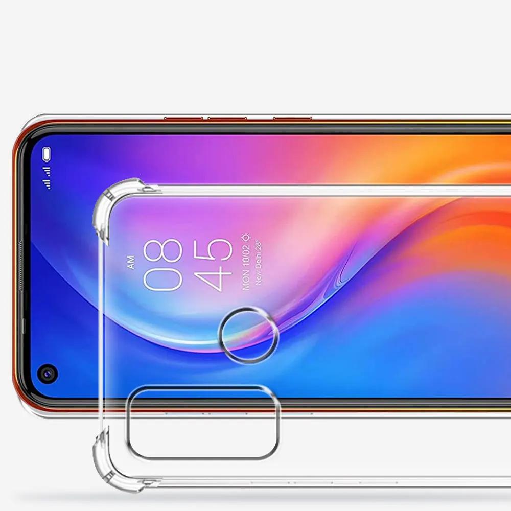 Для Tecno Camon 15 Чехол Прозрачный Противоударный Силиконовый Мягкий Чехол Для Телефона Чехлы Для Camon 15 Air Coque Для Camon 15 Прозрачные Fundas