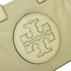 Tory Burch Ella Сумка-тоут с логотипом Double T, легкая, на магнитной застежке, из ткани и синтетической кожи, женская, оливково-зеленая 88578-300