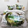 Jurassic World Park Dinosaur Bedding Set Boys Girls Twin Queen Size Duvet Cover Pillowcase Bed Kids Adult Home Textileextile