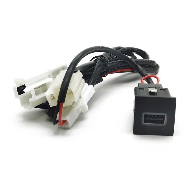 1 шт., быстрое автомобильное зарядное устройство, 12 В/24 В, адаптер USB-интерфейса прикуривателя для Volkswagen Jetta 5 MK5 Scirocco Golf 6 06-12