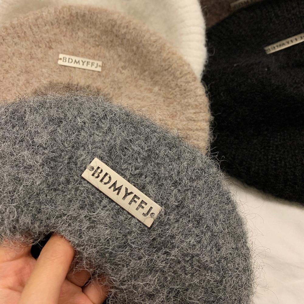 Берет Мохер Элегантный Для Женщин Стильная Зимняя Теплота Шляпа Большого Размера