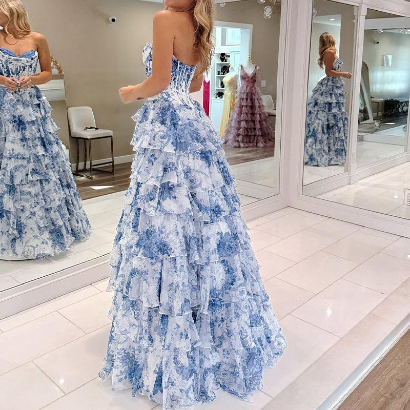 Tube Top Sexy Long Evening Dress Female Slim High Sense Elegant Party Ball Dress Summer