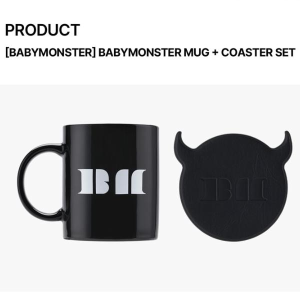 BABYMONSTER DRIP Кружка + Подставка под стакан