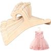 10Pcs Non Slip Baby Clothes Hanger Rabbit/Bear Baby Clothes Rack Wooden Clothes Hanger  Kids Present