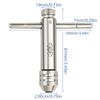 Adjustable Ratchet Hand Tap Wrench Ergonomic Handle Suitable For Easy Threading In Metal&Repair Work Mechanics Home Use